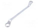 Wrench: ring | double-sided,bent | 21mm,23mm | L: 326.5mm | tag