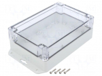 Enclosure: multipurpose | X: 120mm | Y: 180mm | Z: 60mm | ZP | light grey