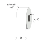 Uzlīmes 58x65m/40 Termo Top'' LINERLESS''