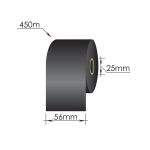 Ribbons 56mm x 450m/25mm/56mm/Wax/Out, melns