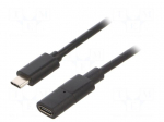 Cable | USB C socket,USB C plug | 0.5m