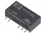 Converter: DC/DC | 1W | Uin: 12VDC | Uout: 15VDC | Uout2: -15VDC | SIP | THT