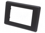 Radio frame | Nissan,Opel,Renault | 2 DIN | black
