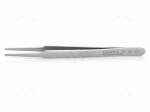 Tweezers | 118mm | Blade tip shape: rounded | universal