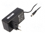 Power supply: switching | mains,plug-in | 12VDC | 3A | 36W | 87.41%