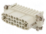 Connector: HDC | contact insert | female | GWconnect | PIN: 25 | 250V