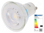 LED lamp | neutral white | GU10 | 230VAC | 275lm | P: 3.5W | 36&deg; | 4000K