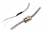 Sensor: temperature | thermocouple J | Insulation: fiberglass | cl.1