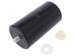 Capacitor: electrolytic | screw | 6800uF | 350VDC | 76x143mm | -10&divide;30%