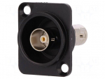 Coupler | socket | BNC socket,both sides | insulated | straight | 75&Omega;