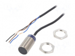 Sensor: inductive | OUT: NPN / NO | 0&divide;8mm | 12&divide;24VDC | M18 | 2m | IP68