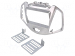 Radio frame | Ford | 2 DIN | silver