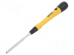 Screwdriver: precision | 6-angles socket | HEX 2.5mm | ESD