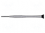Screwdriver: precision | slot | 1.5x0.23mm | Blade length: 16mm