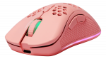 Wireless ultralight gaming mouse DELTACO GAMING PINK LINE PM80 70g weight, RGB, SPCP6651, 400-4800 DPI, 1000 Hz, pink / GAM-120-P