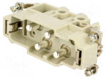 Connector: HDC | contact insert | male | 80A | 830V | PIN: 4 | size 16B