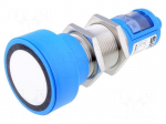 Sensor: ultrasonic | straight | Range: 350&divide;3400mm | PNP / NO / NC