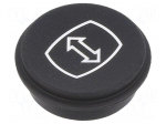 Button | round | &Oslash;21mm | black | 09