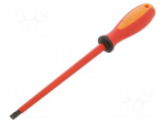 Screwdriver: insulated | slot | 8x1.2mm | Blade length: 175mm | 1kVAC