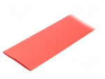 Heat shrink sleeve | glueless | 2: 1 | 50.8mm | L: 1m | red | polyolefine