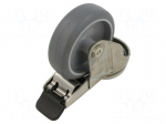 Transport wheel | &Oslash;: 75mm | W: 24mm | H: 101mm | torsional with lock