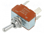 Switch: toggle | Pos: 2 | DPST | ON-OFF | 15A/125VAC | S | -10&divide;70&deg;C