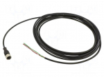 Cable: for sensors/automation | UNF 1/2-20 | PIN: 3 | straight | 5m