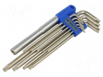 Wrench: hex key-set | long | 10pcs.