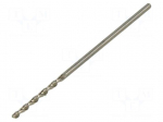 Drill bit | for metal | &Oslash;: 1mm | L: 34mm | Working part len: 12mm