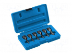 Tools set: screw extractor | 6pcs.