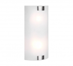 Trio Pura sienas lampa 40 cm 2xE27 brushed steel  212700207 4017807522136