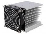 Heatsink: extruded | H | aluminium | L: 106mm | W: 140mm | H: 96mm | raw