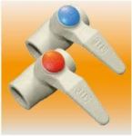 PPR lodveida ventilis d25 pelēks 50203 PPR lodveida ventilis