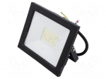 Lamp: LED flood light | 30W | 230VAC | 4000K | CRImin: 80 | 2400lm