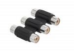 &Uuml;hendused // Different Audio, Video, Data connection plug and sockets // Złącze 3 RCA gn - 3 RCA gn