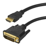 &Uuml;hendused // Different Audio, Video, Data connection plug and sockets // Przew&oacute;d kabel DVI-HDMI Maclean, v1.4, 2m, MCTV-717