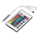 Uued tooted // Bezprzewodowy sterownik do taśm LED RGB z pilotem, 24 przyciski, 12V, 6A, 72W