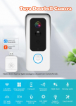 Battery Doorbell WiFi | Outdoor Camera + Chime| 2MP | Tuya | White