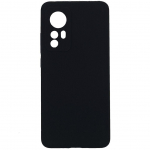 Back panel cover Evelatus Xiaomi 12/12X Nano Silicone Case Soft Touch TPU Black