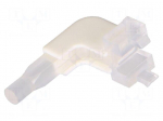 Fiber for LED | &Oslash;2.8mm | L: 17mm | No.of mod: 1 | Front: flat | H: 10mm
