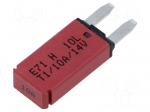 Fuse: thermal | 10A | 14VDC | automotive | 12.45mm | E71