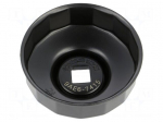 Socket | for oil filter,socket spanner | 74mm | 1/2"
