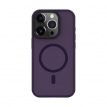 Back panel cover Connect Apple iPhone 14 Pro Max Hybrid Case With Magnetic PC+TPU Deep Purple