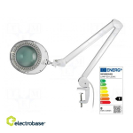 Desktop magnifier with backlight; 5dpt(x2.25); &uml;120mm; &uml;4.72"