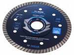 Cutting diamond wheel | &Oslash;: 125mm | Holder: assembly hole | 22.23mm