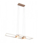 Trio Albany LED piekarama lampa coffee brown brushed steel 347710465 4017807610352