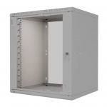 Stalflex Riiulikapp 19" 12U  450mm  Klaasuks  Hall S-RC19-12U-450GG