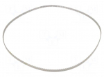 Timing belt | T5 | W: 10mm | H: 2.2mm | Lw: 1350mm | Tooth height: 1.2mm