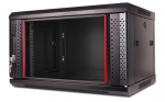 4U 19'' Seinakapp/ 600 x 450 x 280mm/ Must/ Monteerimata
