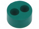 Insert for gland | 6mm | M20 | IP54 | FKM | Holes no: 2 | -20&divide;200&deg;C